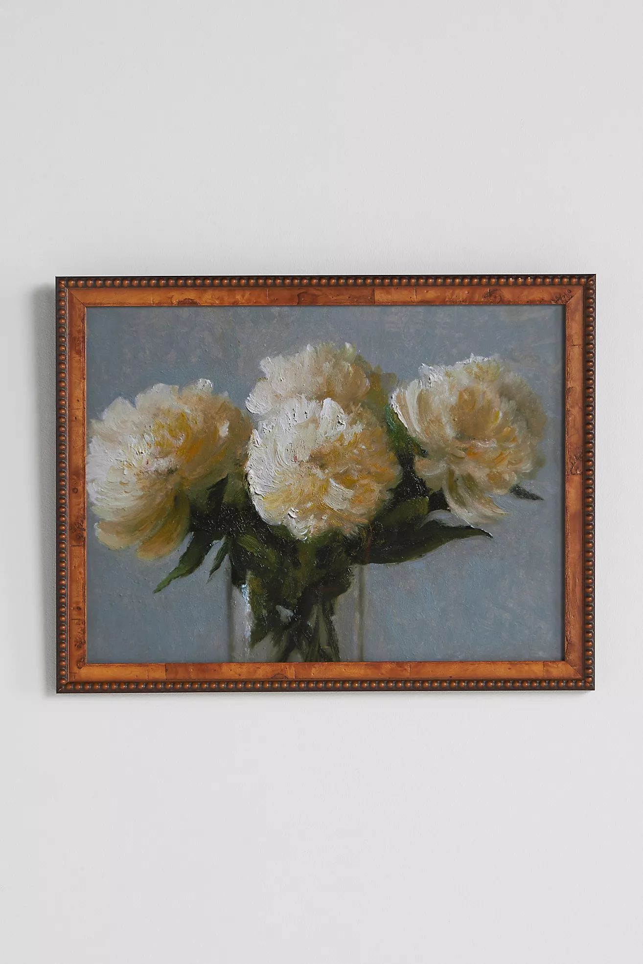 Bouquet of White Peonies Wall Art | Anthropologie (US)