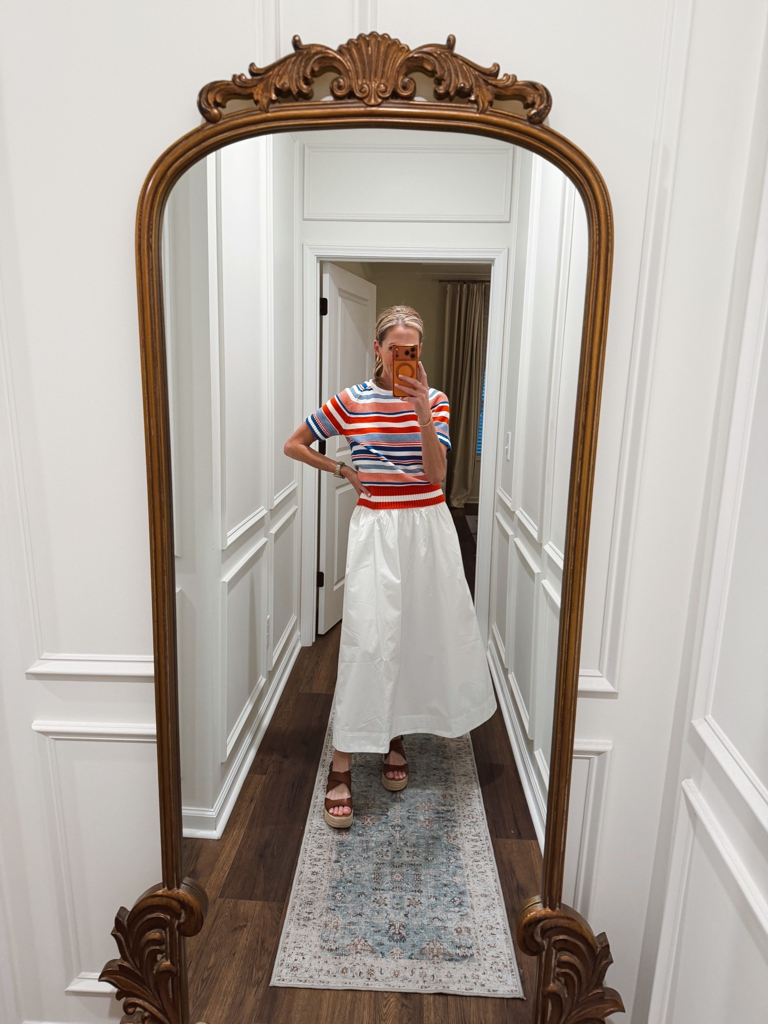 Today’s OOTD: Walmart dress (XS). Walmart sweater (S). All new arrivals