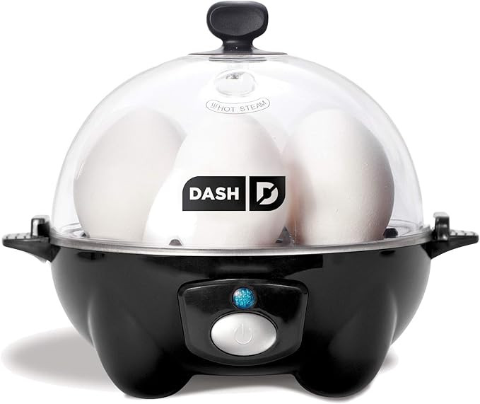 Dash Rapid Egg Cooker: 6 Egg Capacity Electric Egg Cooker for Hard Boiled Eggs, Poached Eggs, Scr... | Amazon (US)