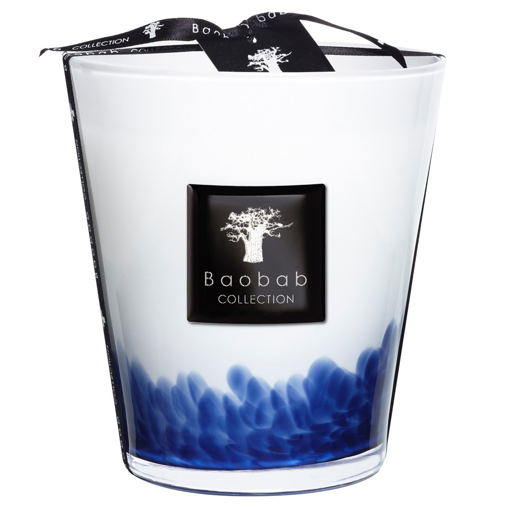 Baobab Collection Coastal Feathers Touareg Candle - Medium | Kathy Kuo Home