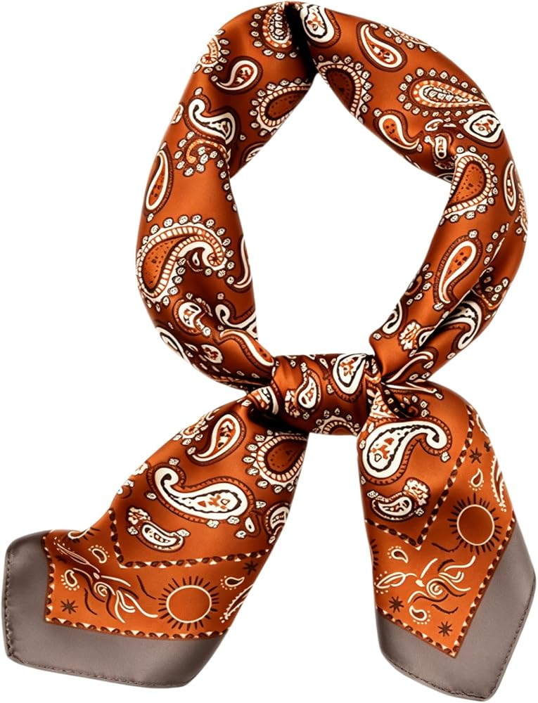 LECHI Satin Head Scarf Silk Like Hair Scarf Stain Bandana For Women Hair Scarves Accessories Fash... | Amazon (US)