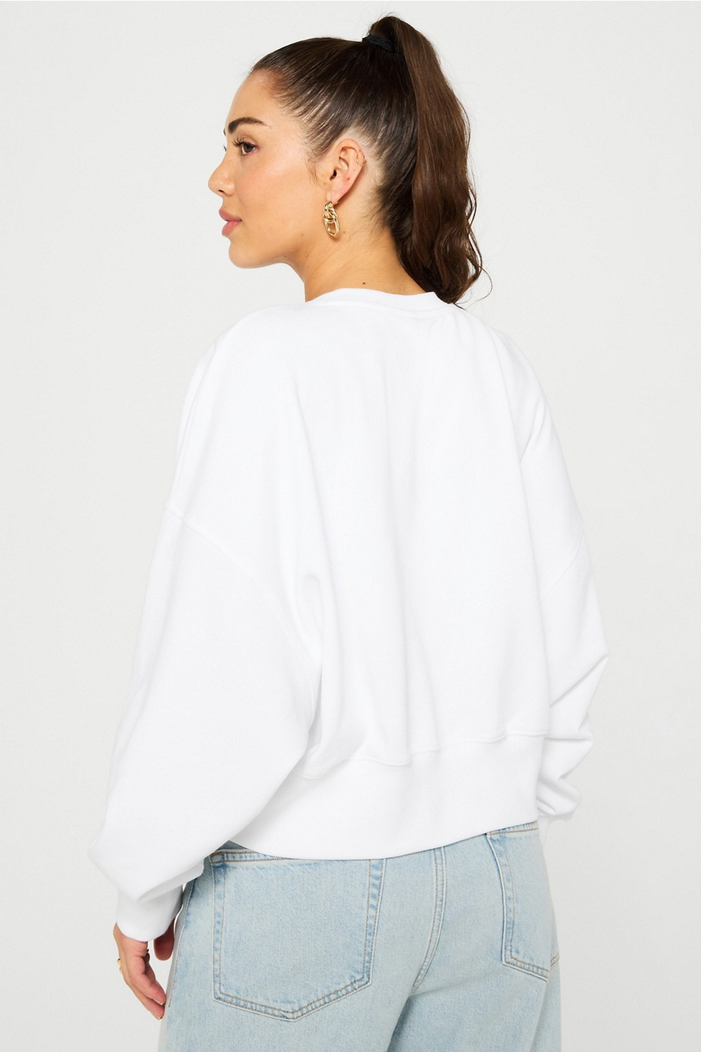 Year Round Terry Crew Neck Sweatshirt | Fabletics