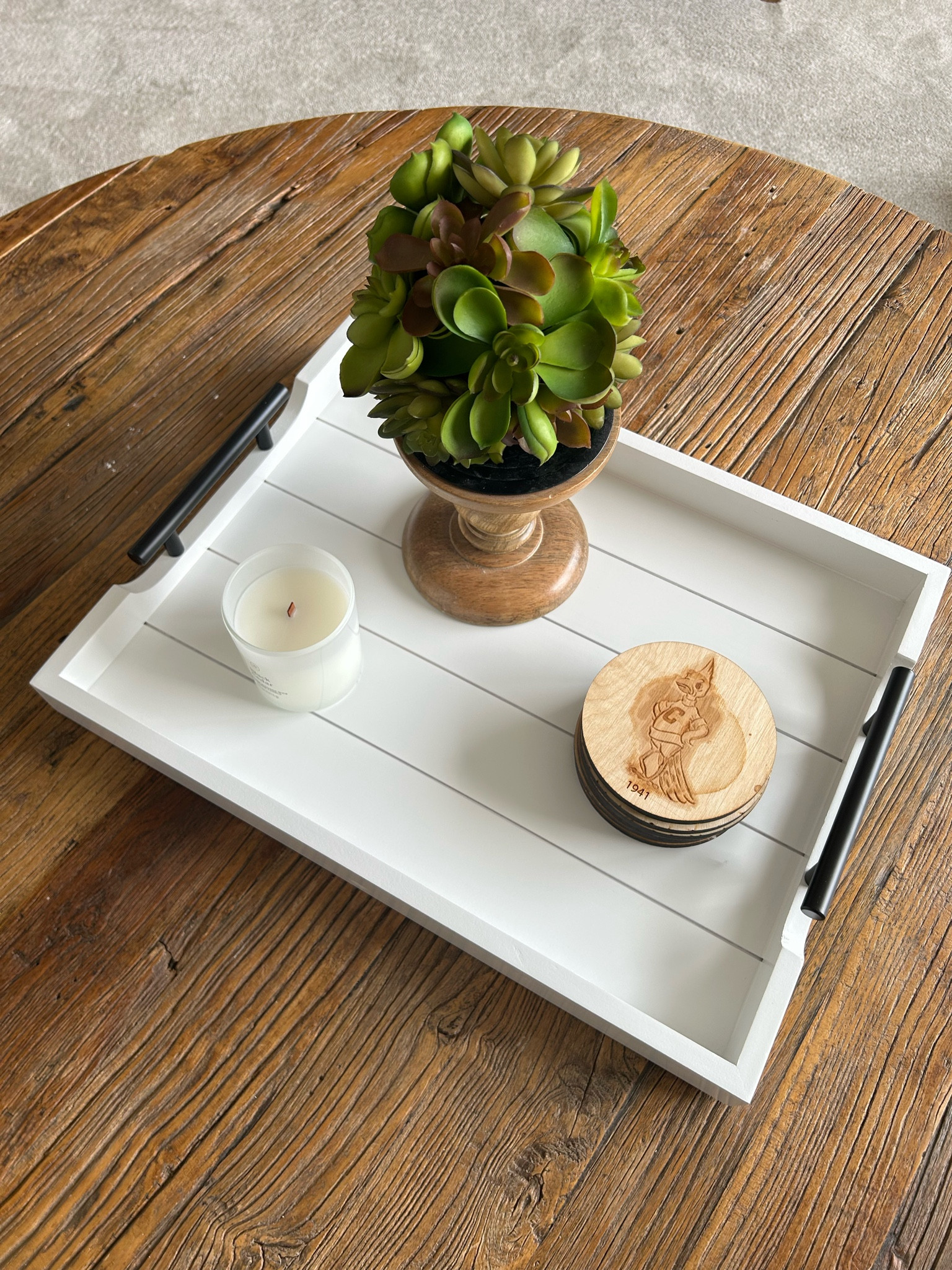 Coffee table decor 