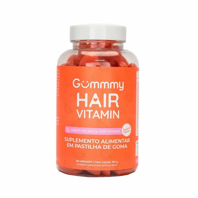 Suplemento Alimentar Gummy Hair Vitamin Melancia dos Sonhos com 60 Gomas | Drogasil BR