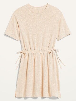 Waist-Defined Short-Sleeve Linen-Blend Mini Dress for Women$26.00$34.99Extra 20% Off Taken at Che... | Old Navy (US)