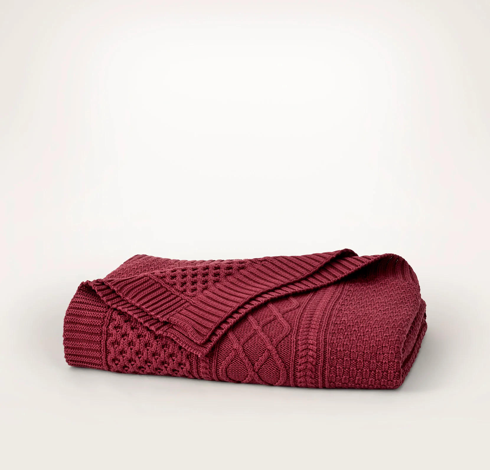 Aran Knit Throw Blanket | Boll & Branch