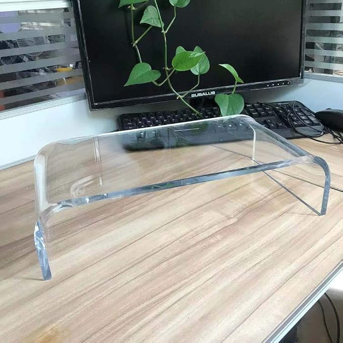 Clear Acrylic Stand for Computer Laptop TV, Display Risers, Jewelry Display Stand, Figure Showcas... | Amazon (US)