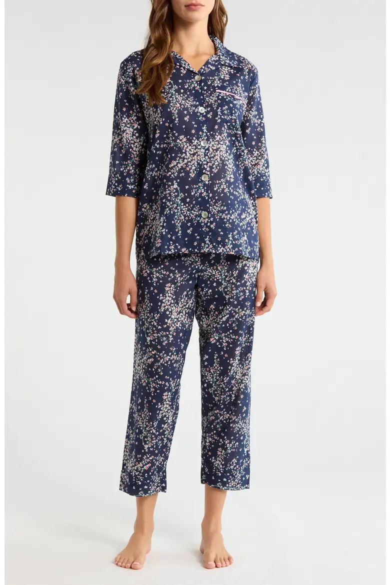 Cherry Blossom Cotton Voile Pajamas (Women) | Nordstrom | Nordstrom