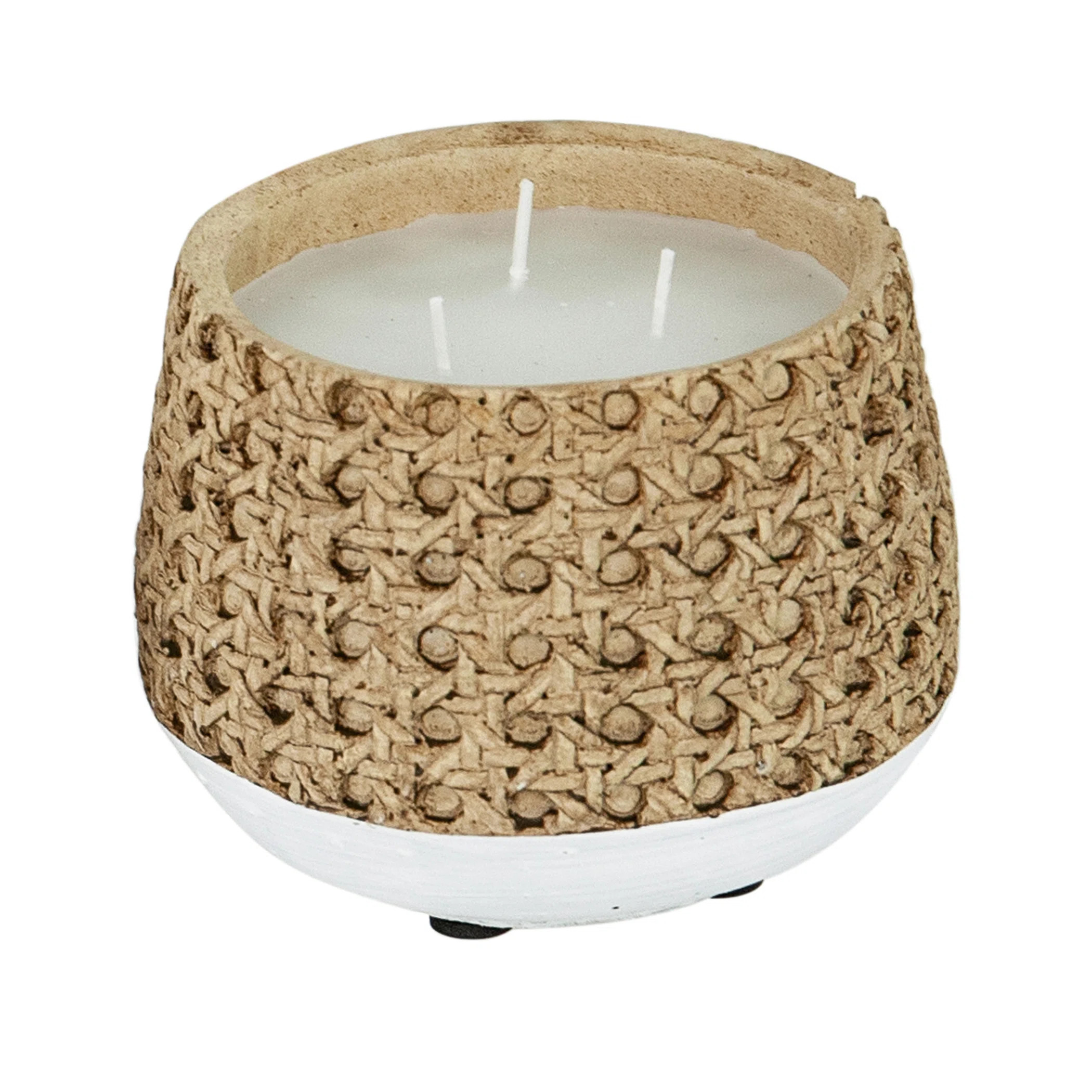 Unscented Jar Candle with Cement Holder | Wayfair North America