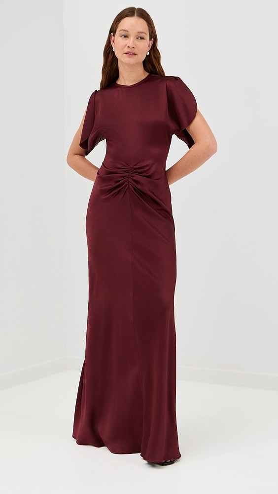 Gathered Waist Floor Length Dress | Shopbop