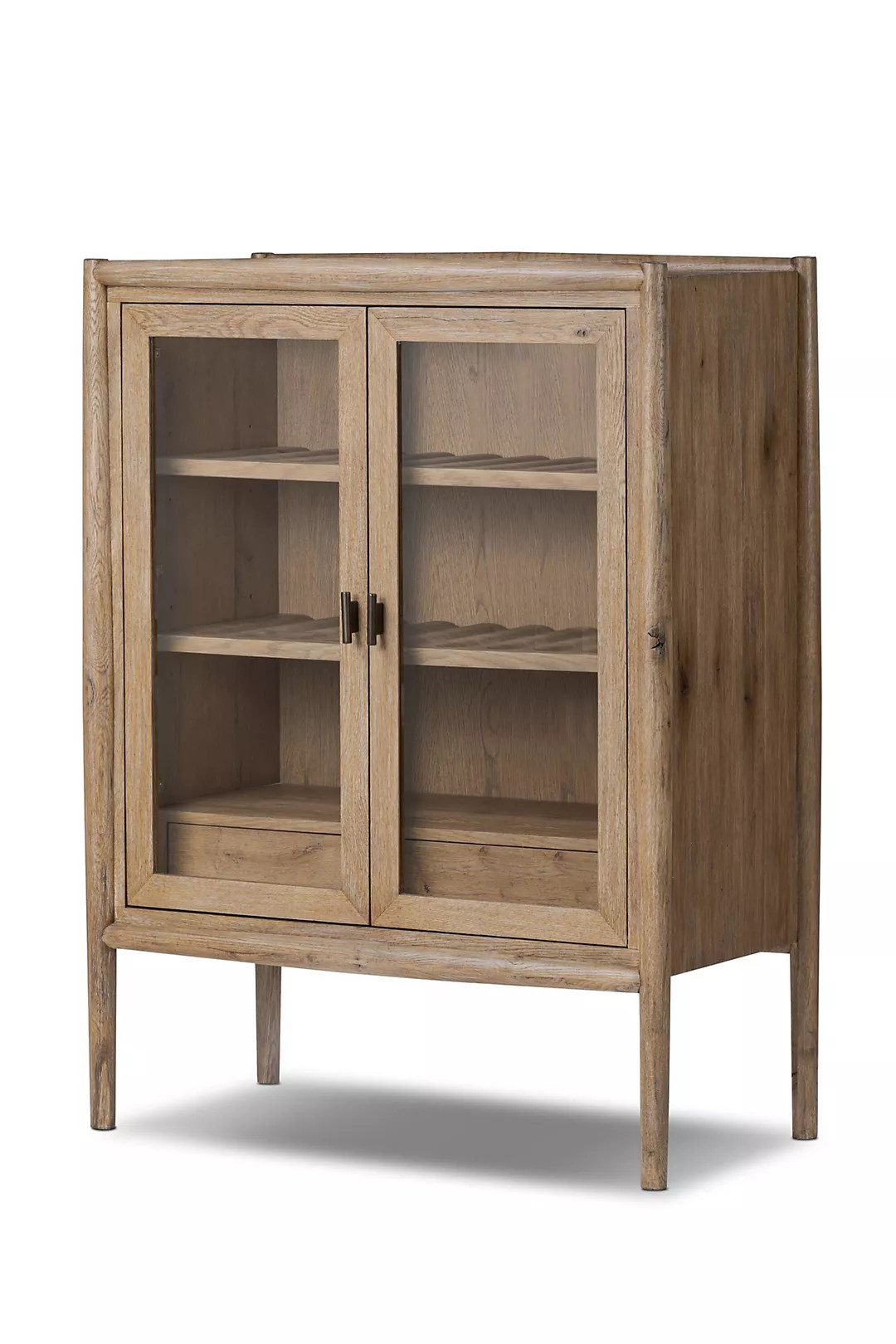 Glenview Oak Bar Cabinet | Anthropologie (US)