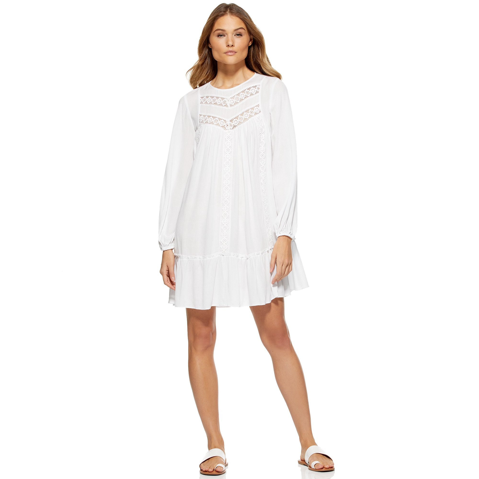 Scoop Women's Blouson Sleeve Dress | Walmart (US)