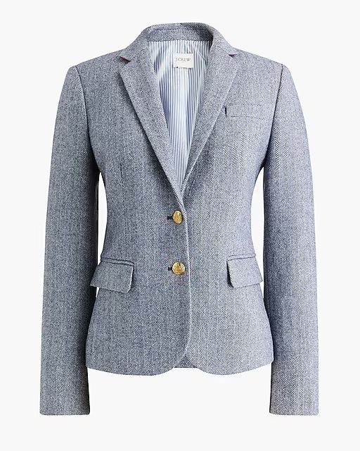 Herringbone wool-blend schoolboy blazer | J.Crew Factory