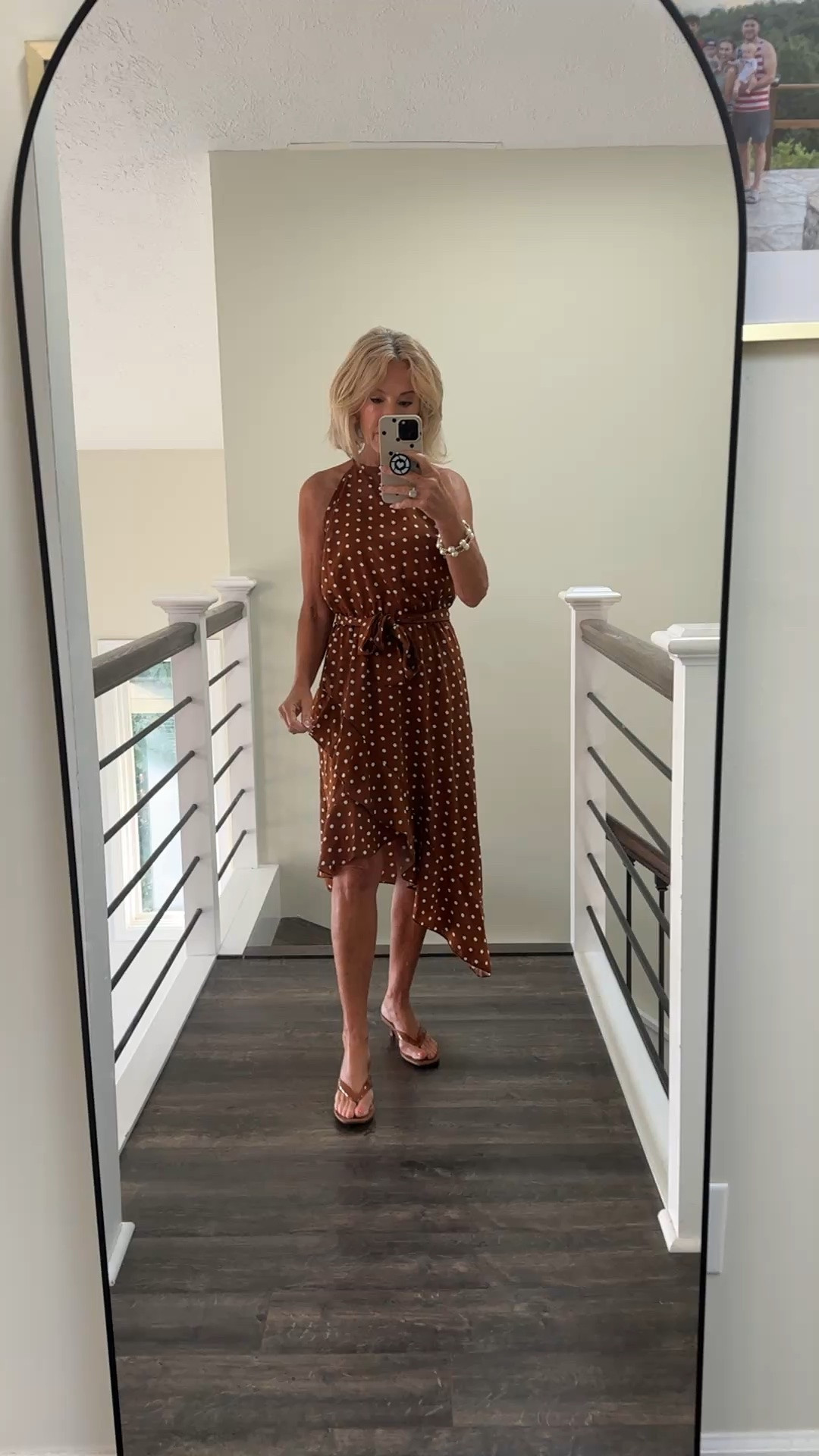 Loving this polka dot trend everyone can hop on! #polkadotdress #fashionover50
#browndress

#LTKOver40 #LTKPetite #LTKWorkwear