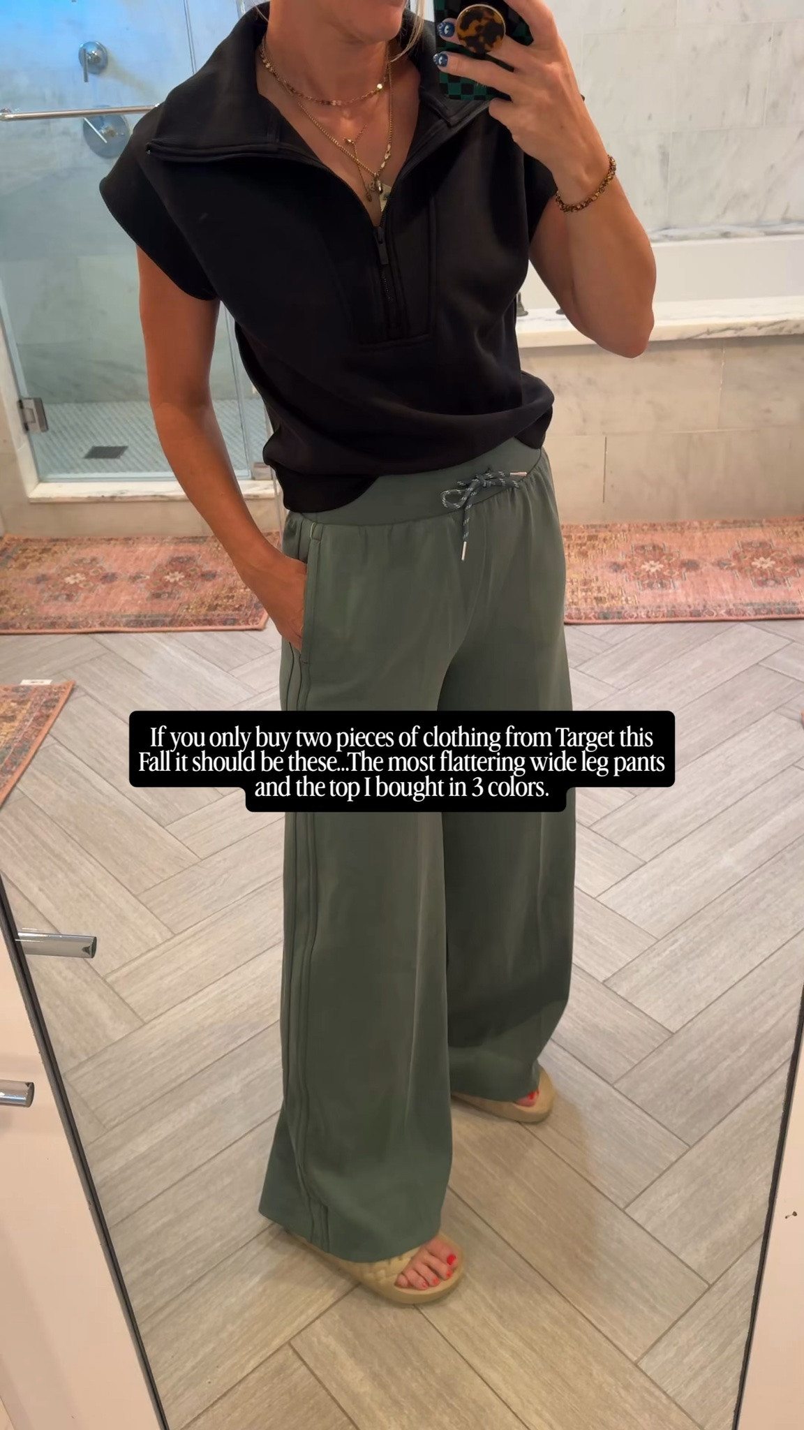 The best fines in targets fall activewear collection. These wide leg pants are insanely flattering. That’s what I’m wearing to every sports game this fall.  They are so comfy.  This varley dupe top sold out so quick, but I’m linking similar styles.

#TargetSTYLE #TargetFINDS #TargetMom #WeekendOutfits #FallOutfits #SportsMomOutfits ￼

#LTKmomlife #LTKSeasonal #LTKOver40