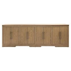 Dakota Rustic Lodge Natural Oak Wood Sideboard | Kathy Kuo Home