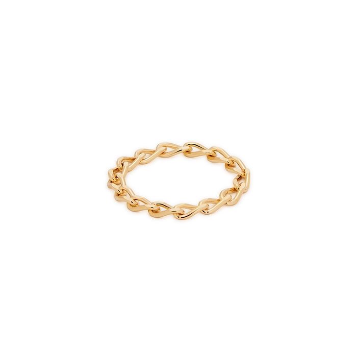 Daisy London X Estée Lalonde 18kt Gold-plated Chain Ring | Harvey Nichols (Global)