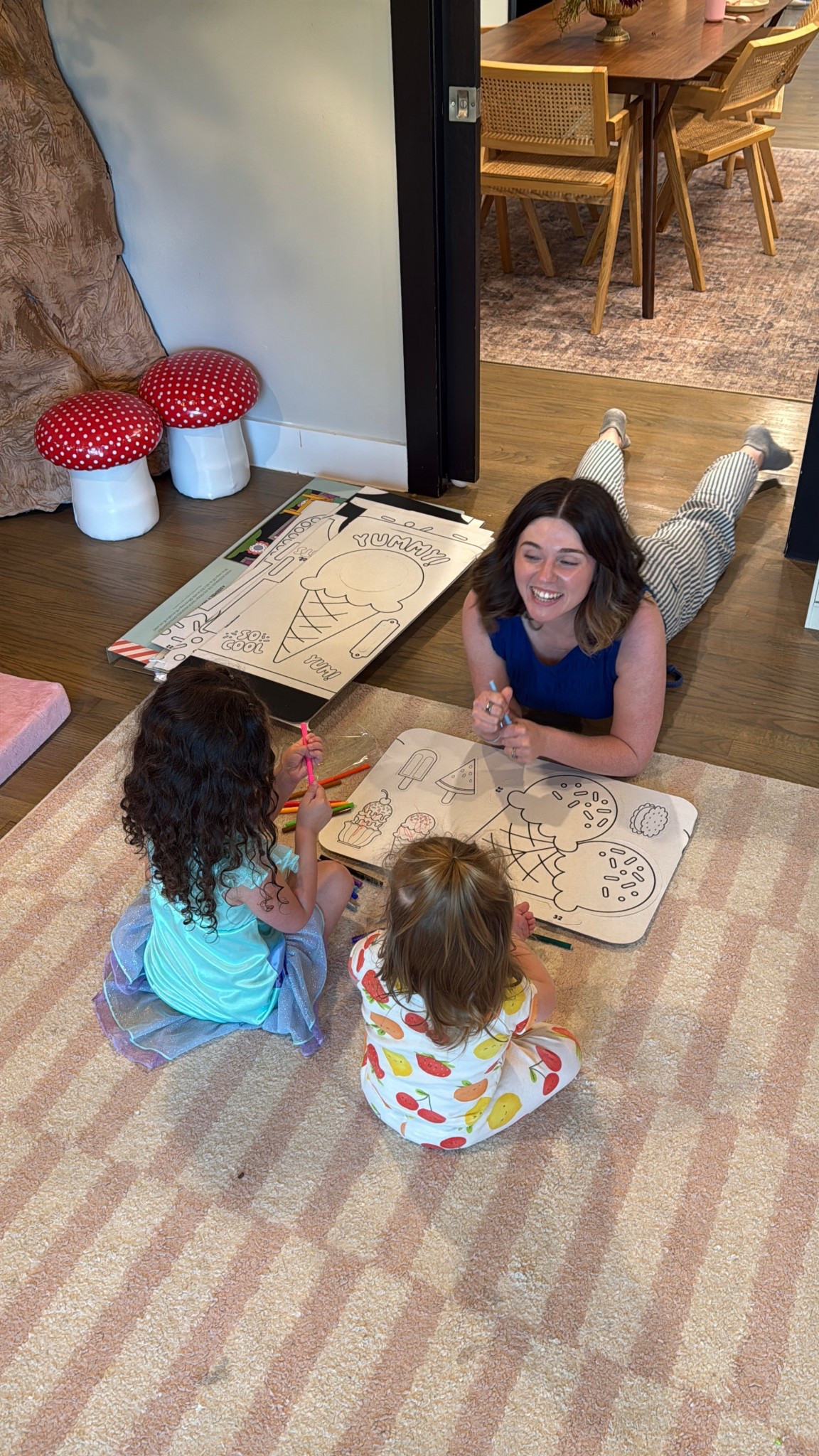 Color your own cardboard ice cream truck! Exact product is from home goods but linked similar 

#LTKFamily #LTKKids