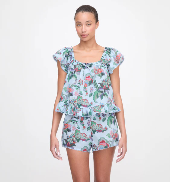 The Josie Set - Light Blue Jungle Floral | Hill House Home US