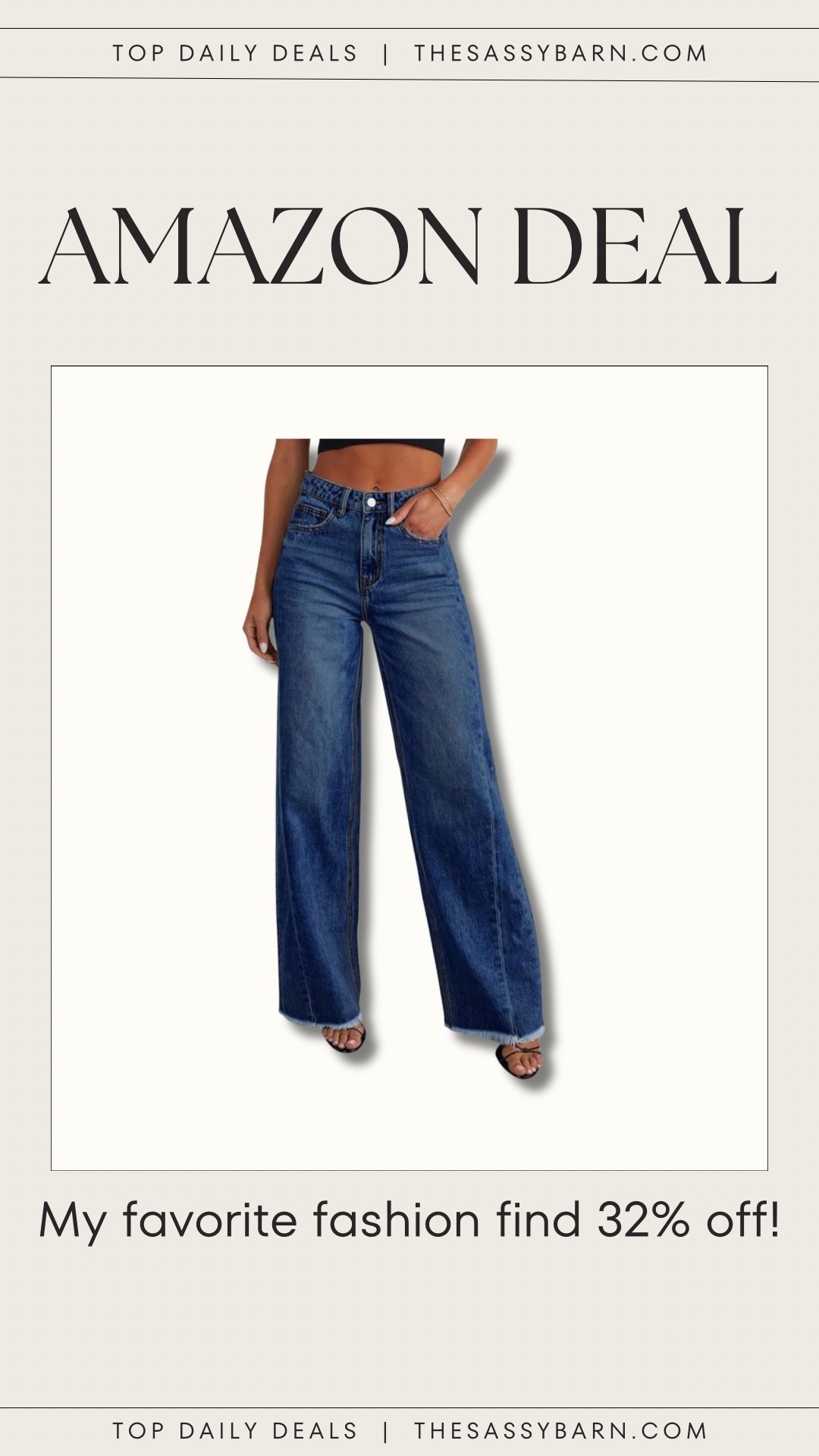 32% Off
Sidefeel Wide Leg Jeans High Waisted Zimbaplatinum Pants

#LTKFindsUnder50 #LTKStyleTip #LTKSaleAlert