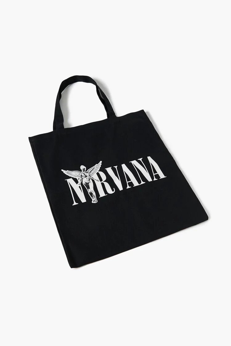 Nirvana Graphic Tote Bag | Forever 21 | Forever 21 (US)