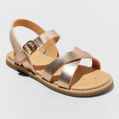 Toddler Girls' Serenity Criss Cross Sandals - Cat & Jack™ | Target