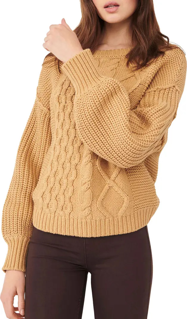 Dream Cable Crewneck Sweater | Nordstrom