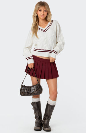 Edikted Kristen Pleated Mini Skort | PacSun