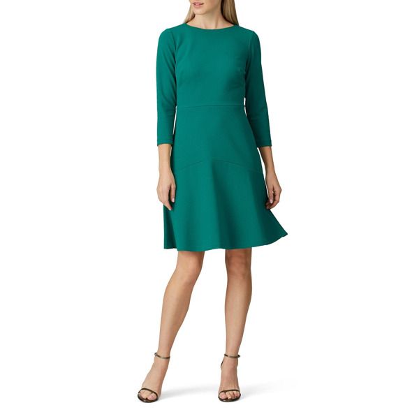 Lauren Ralph Lauren Green Plaid Baba Dress green | Rent the Runway