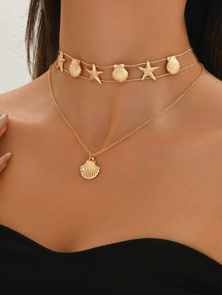 1pc New Creative Ocean Style Pendant Necklace | SHEIN