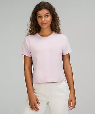 Classic-Fit Cotton-Blend T-Shirt | Women's Short Sleeve Shirts & Tee's | lululemon | Lululemon (US)