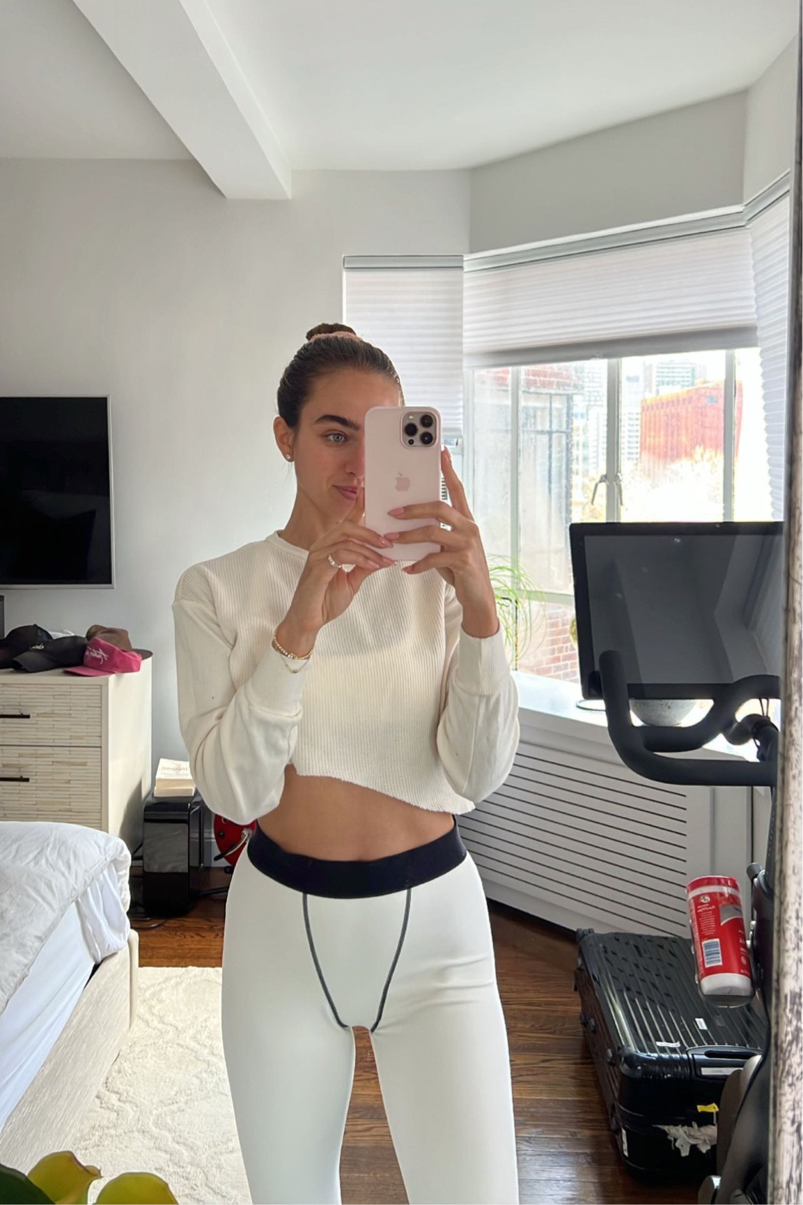 All white workout outfit. We wore what leggings 

#LTKunder100 #LTKfit #LTKunder50