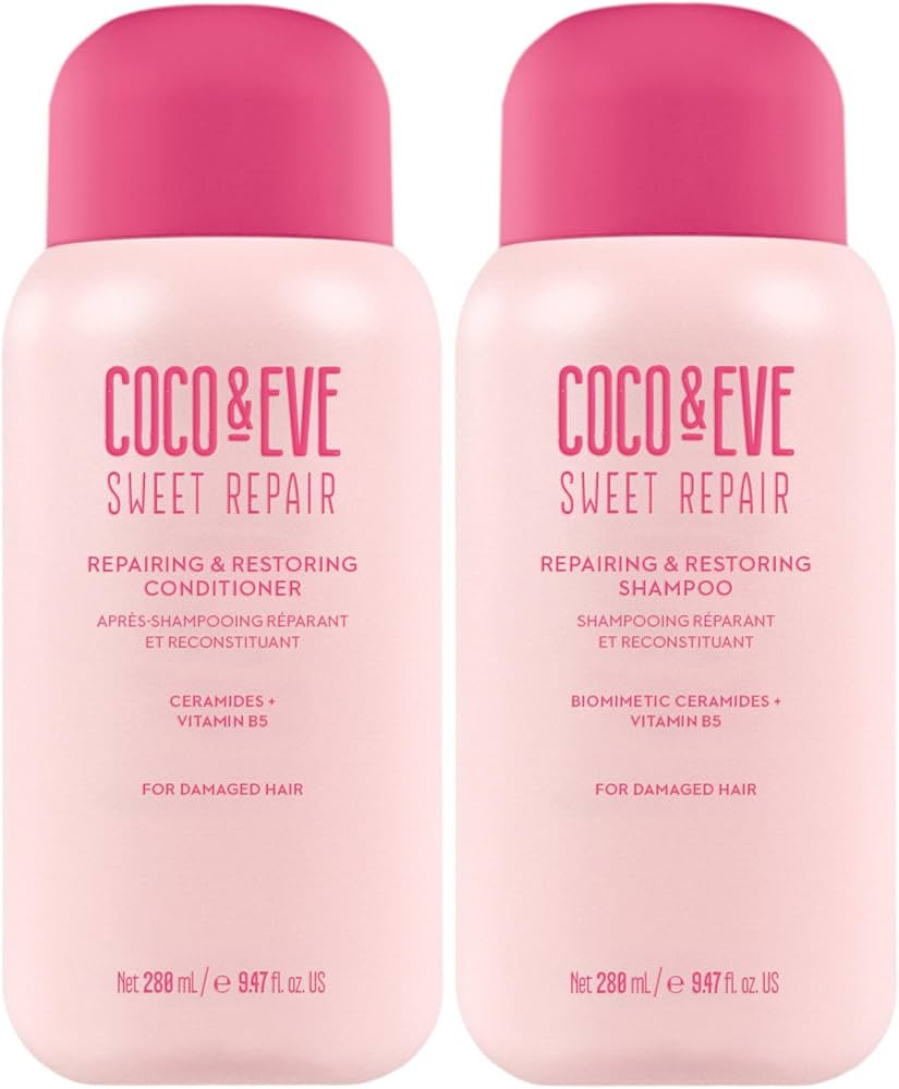 Coco & Eve Repair & Restore Shampoo & Conditioner Bundle. Hydrating & Strengthening Set for Damag... | Amazon (US)
