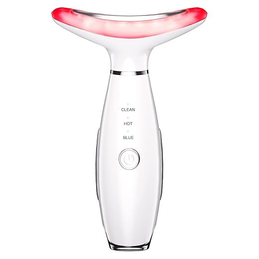 3-in-1 Beauty Massager for Face and Neck, Based on Triple Action LED, Thermal, and Vibration Tech... | Amazon (US)