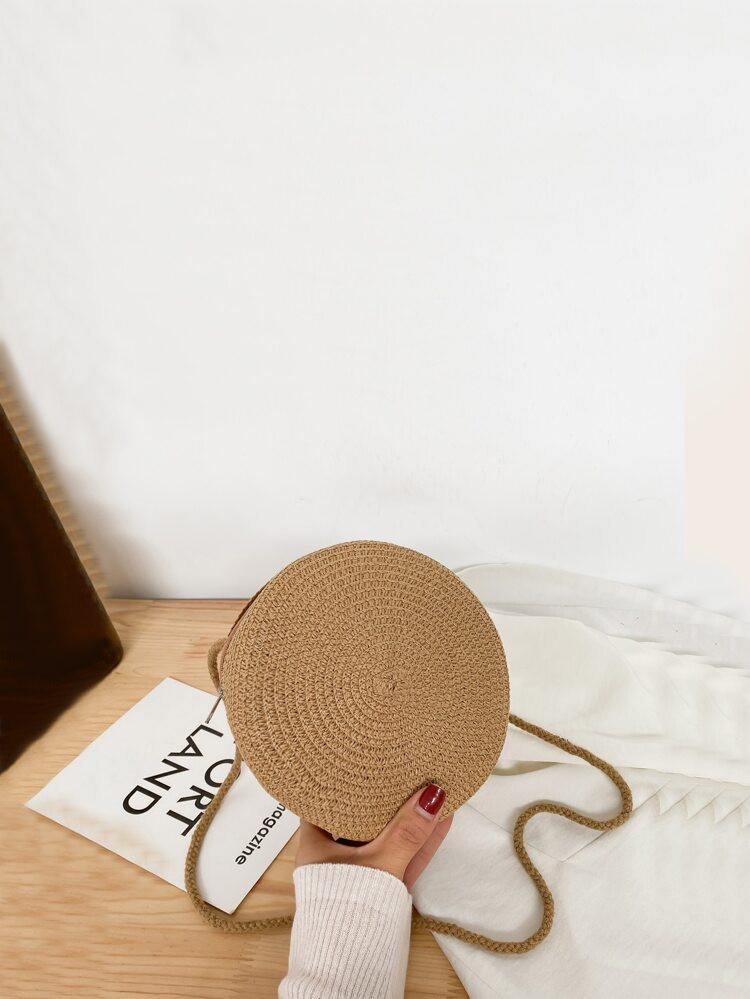 Straw Circle Bag | SHEIN