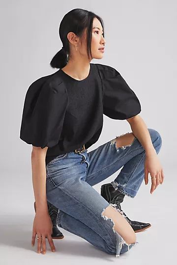 Puff-Sleeved Blouse | Anthropologie (US)