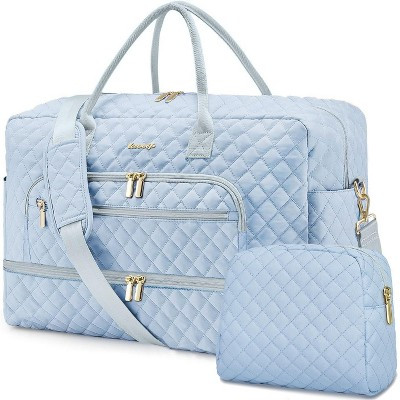 Carry-On Overnight Bag Personal Item Bag with Shoe Compartment & Wet Pocket Large Weekend Tote Bags | Target