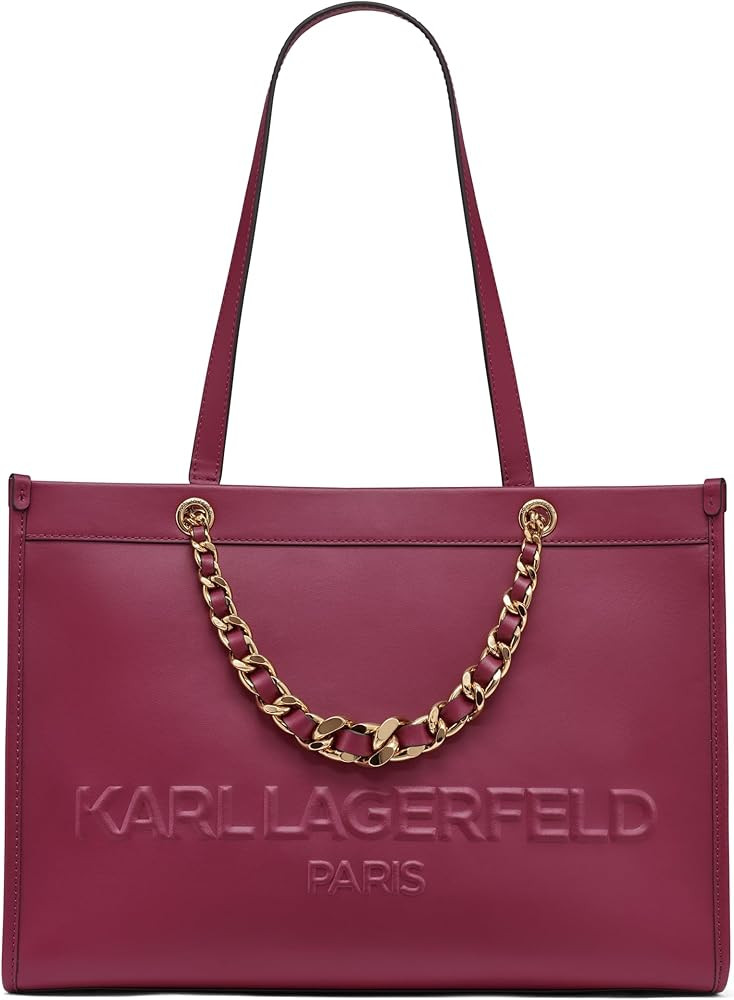 KARL LAGERFELD Women's Savoie Tote Bag With Logo | Amazon (US)