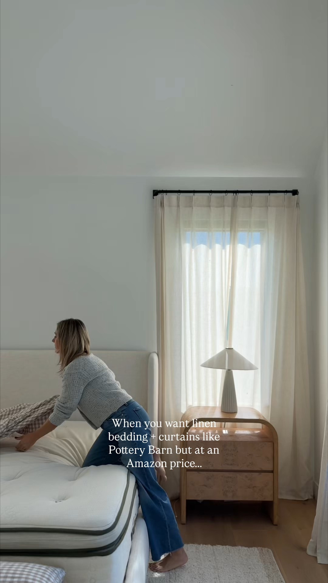 I absolutely love this linen bedding from Quince and this down insert I’ve had for years from Amazon. We added these affordable, Amazon linen curtains that come in longer sizes and they are perfect! 

#LTKHome #LTKSaleAlert