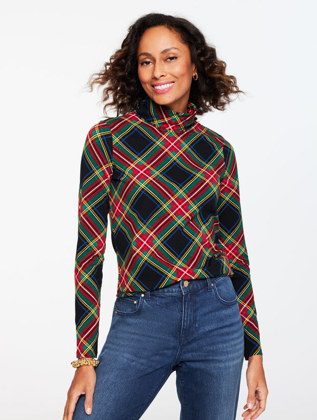Classic Turtleneck - Jolly Tartan | Talbots