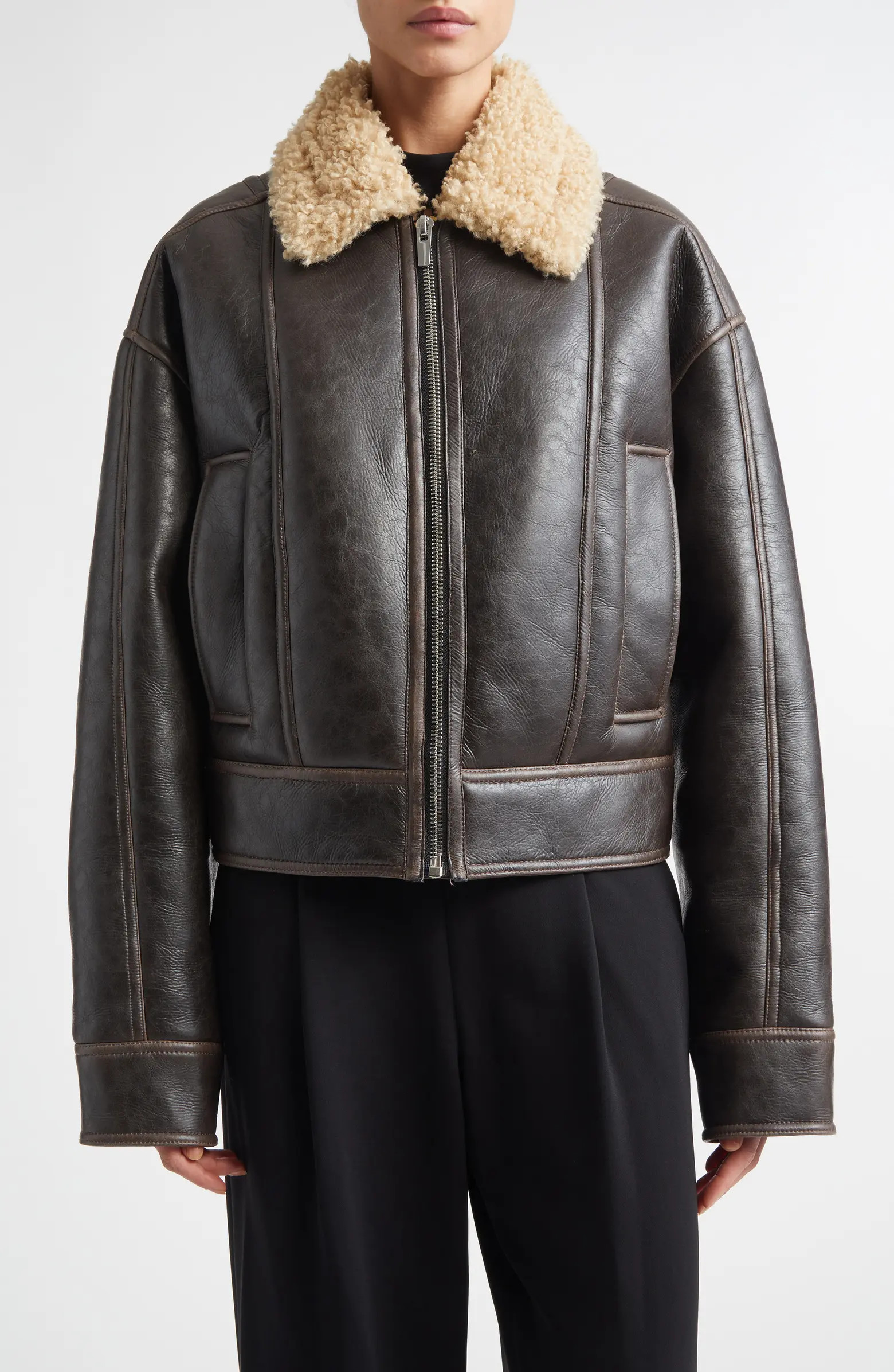 A.L.C. Stevie Faux Shearling Collar Jacket | Nordstrom | Nordstrom