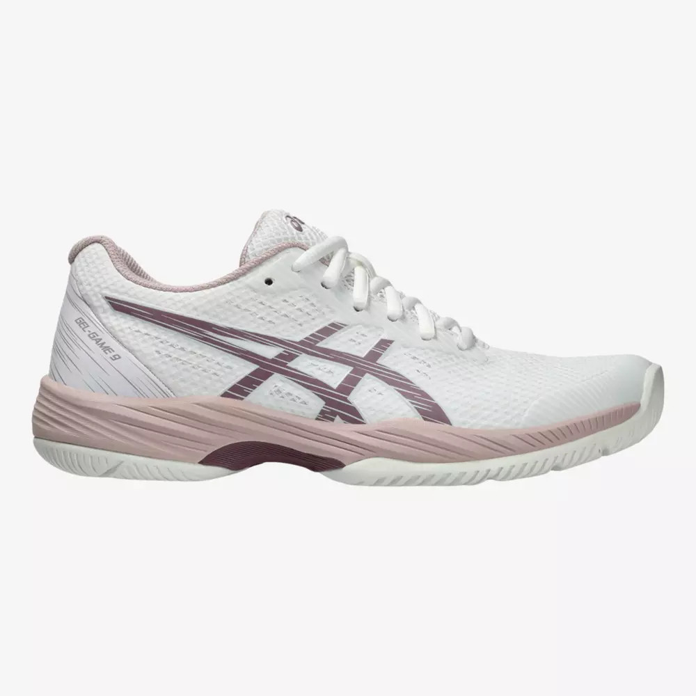 Gel-Game 9 Women's Tennis Shoe, White/Pink, 8.5 M - Asics | PGA TOUR Superstore