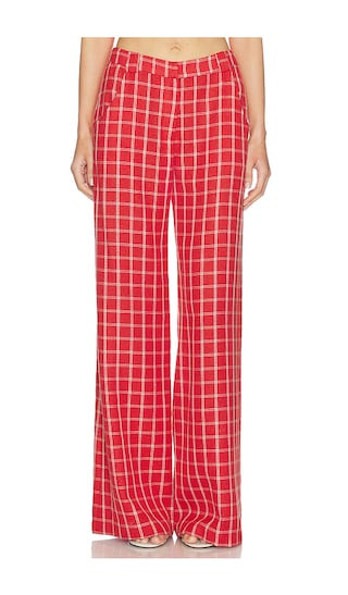 Saddler Pants in Red | Revolve Clothing (Global)