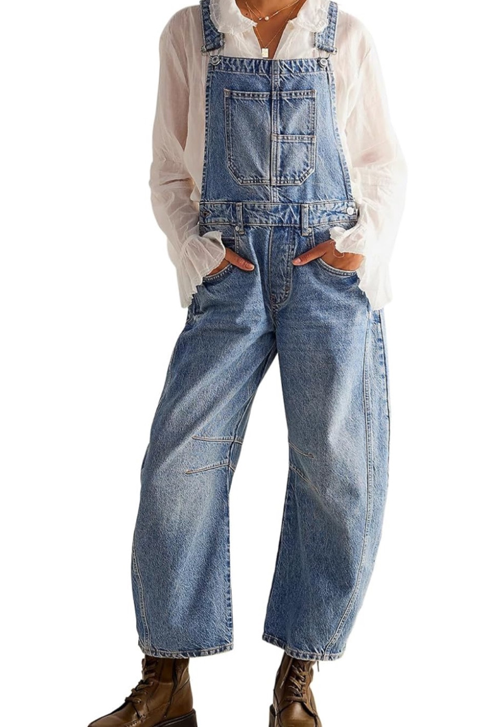 Free people DUPE barrel overalls 

#LTKStyleTip #LTKSeasonal #LTKFindsUnder50
