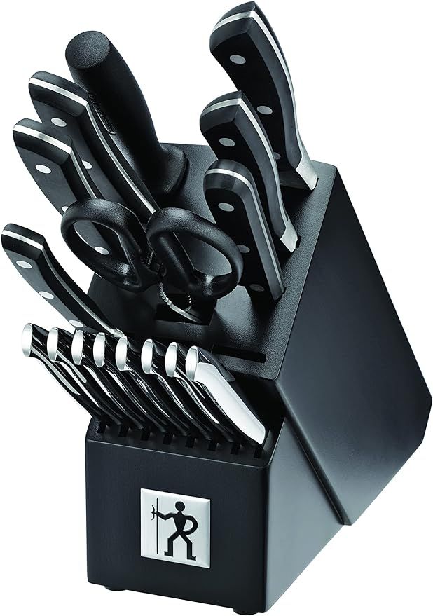 HENCKELS Aviara Premium Knife Block Set - 17 PC Professional Cutlery Knife Set, High Carbon Stain... | Amazon (CA)