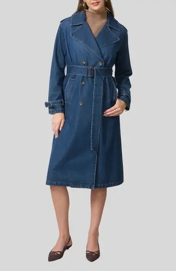 Blu Pepper Double Breasted Denim Coat | Nordstromrack | Nordstrom Rack
