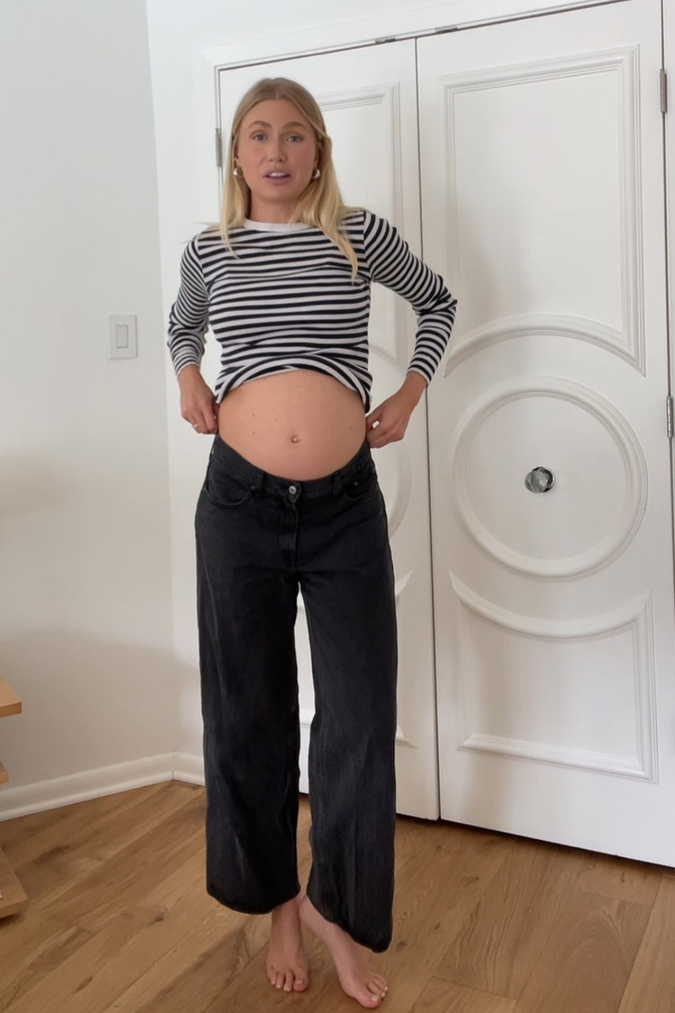 The perfect non-maternity, pregnancy friendly jeans 

#LTKBump