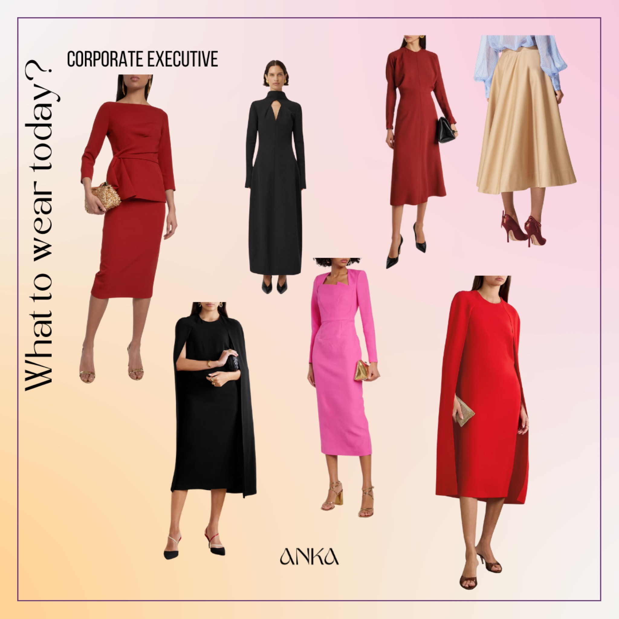 Elegant wardrobe for corporate executive. Victoria Beckham, Valentino Garavani, Stell McCartney, Camilla and Marc, Safiyaa

#LTKworkwear #LTKstyletip #LTKeurope