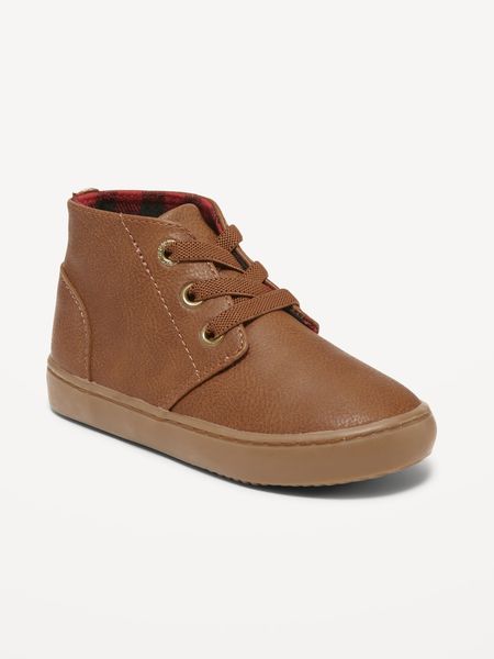 Faux-Leather Sneaker Boots for Toddler Boys | Old Navy (US)