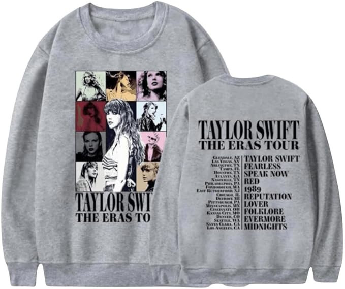 Womens 1989 Sweatshirt Fashion 1989 Fans T Shirts Long Sleeve Crewneck Concert Outfits Casual Ver... | Amazon (US)